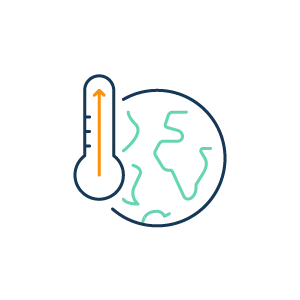 picto réchauffement climatique
