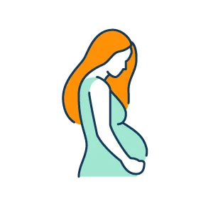 picto personnes femme enceinte